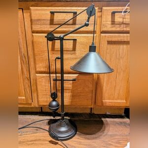 Industrial Adjustable Desk Lamp